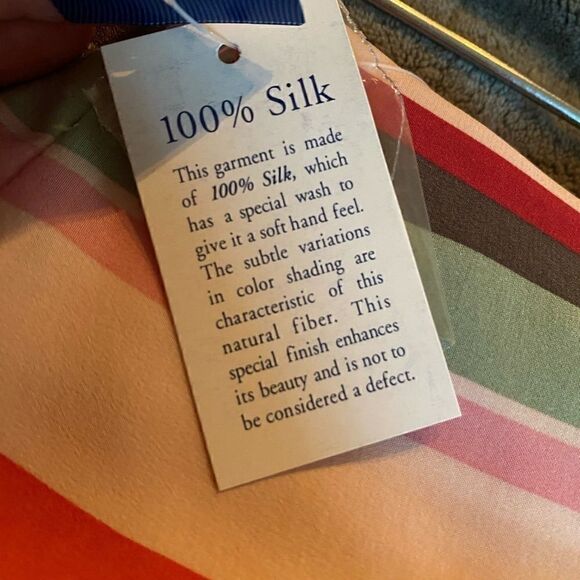 NWT Charter Club silk spring / work skirt. - Picture 4 of 9